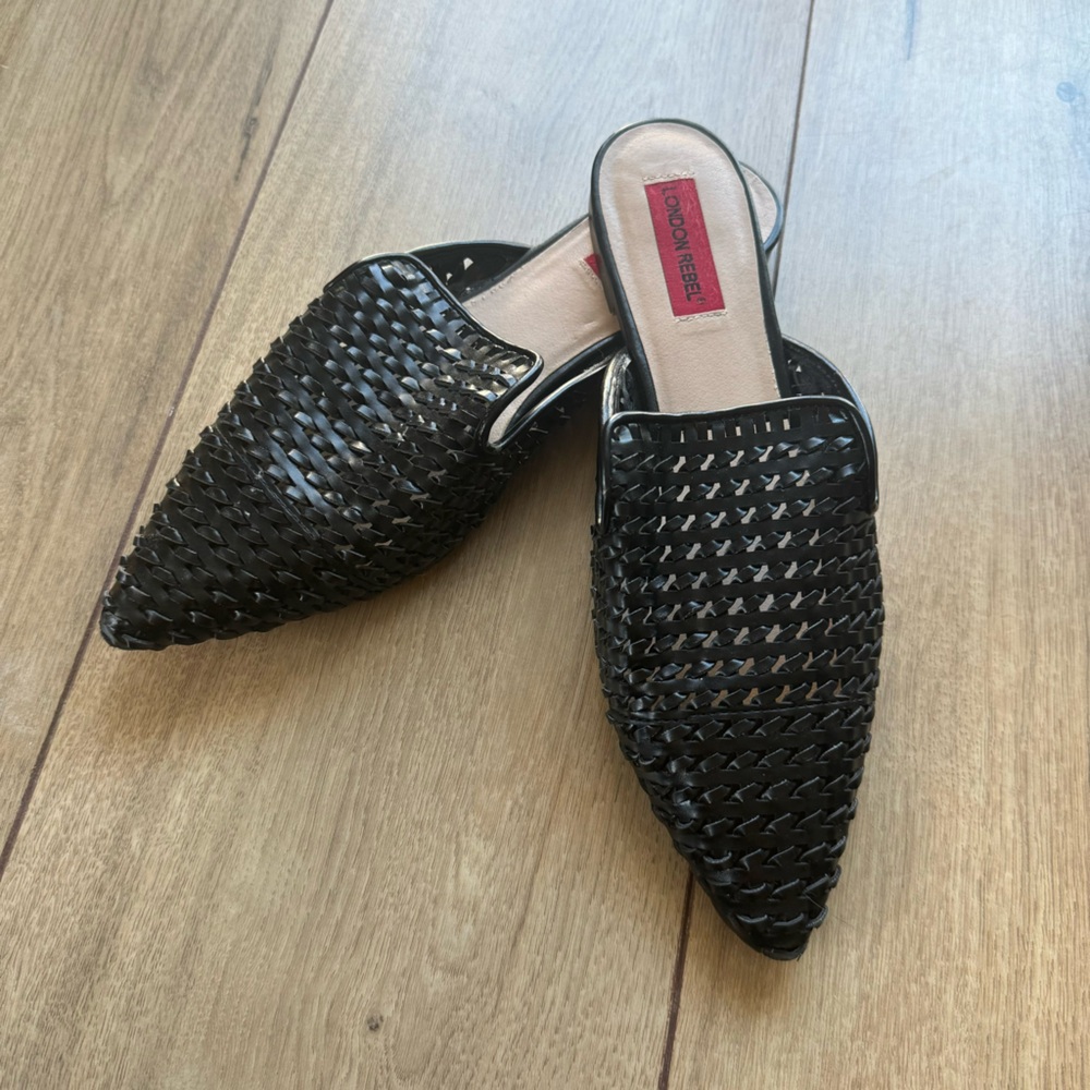 London Rebel Woven Mule
